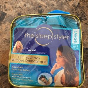 The sleep styler hair curlers for damp hair size large As seen on TV